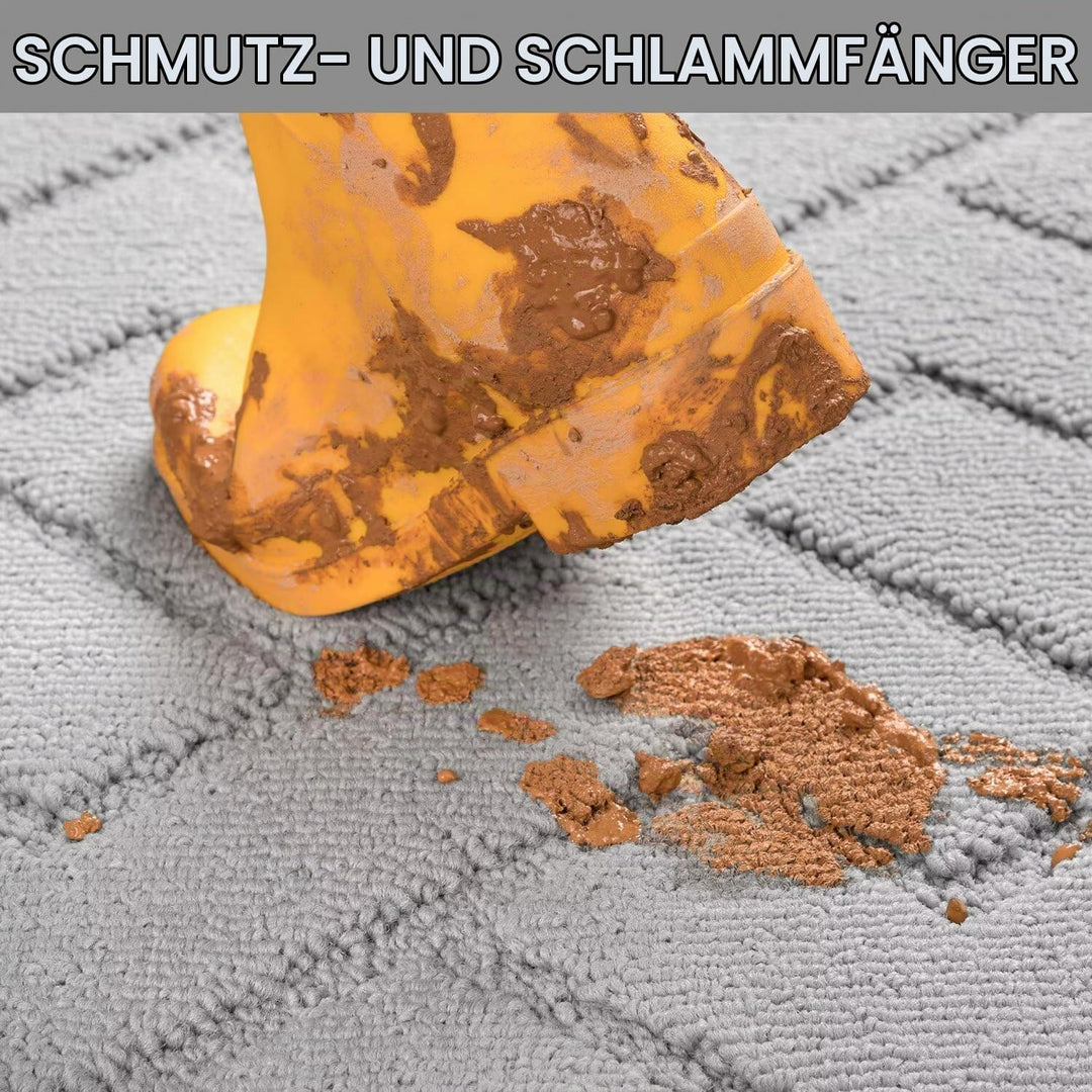 Biscpro Fussmatte Innen Aussen Waschbar eingangsteppich innen Schmutzfangmatte rutschfest,Türmatte I