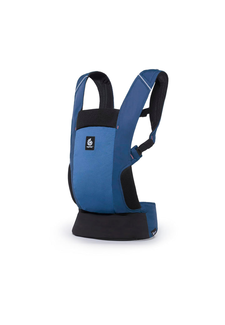 Ergobaby Away Babytrage, Reisetrage für Babys und Kleinkinder (5,4-15,9 kg), 2-Positionen Bauchtrage