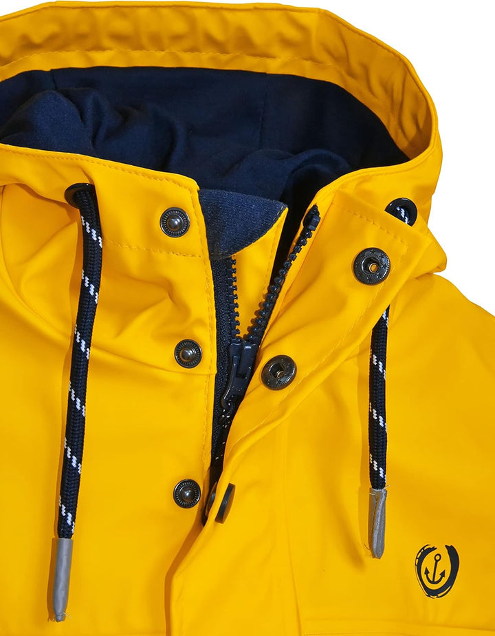 MADSea Herren Regenjacke Friesennerz 63096 gelb S Gelb, S Gelb