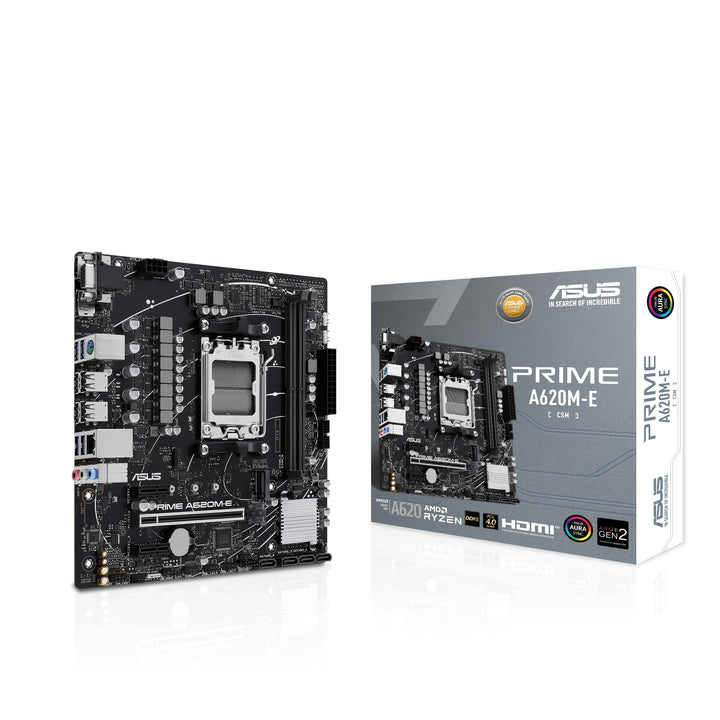 ASUS Prime A620M-E-CSM Mainboard Sockel AMD A620 (Ryzen 7000, Micro-ATX, DDR5 Speicher, PCIe 4.0, BI