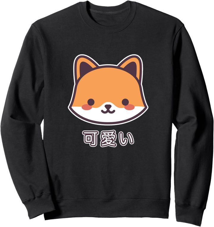Kawaii Fuchs Fox Süsser Fuchs Japanese Kitsune Sweatshirt