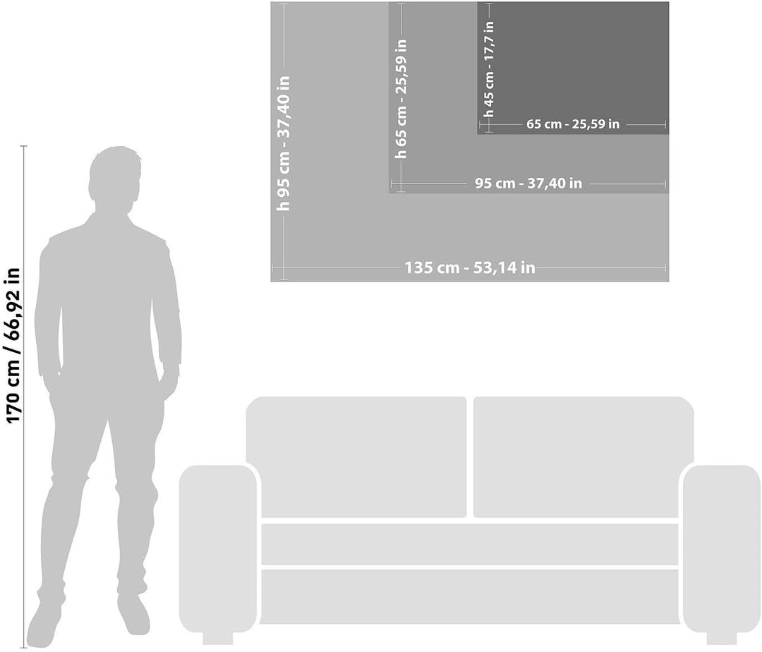 Giallobus - Gemälde - Mikki Senkarik - Morgenlied - Leinwand - 70x50 - Bereit zum Aufhängen - Modern