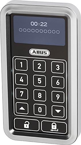 ABUS Funk-Tastatur HomeTec Pro CFT3000S silber 10126 Silber Tastatur, Silber Tastatur