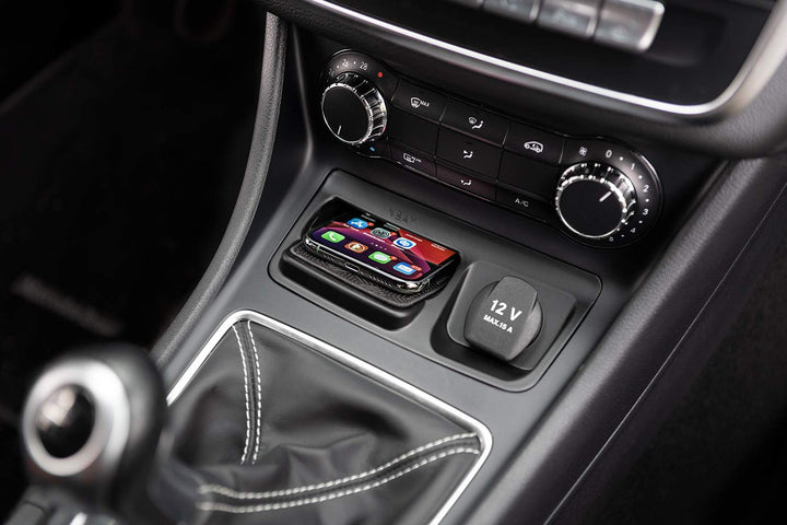 Kabellose Inbay Ladeschale/Ladestation fürs Auto kompatibel mit Mercedes A-Klasse CLA GLA 10W indukt