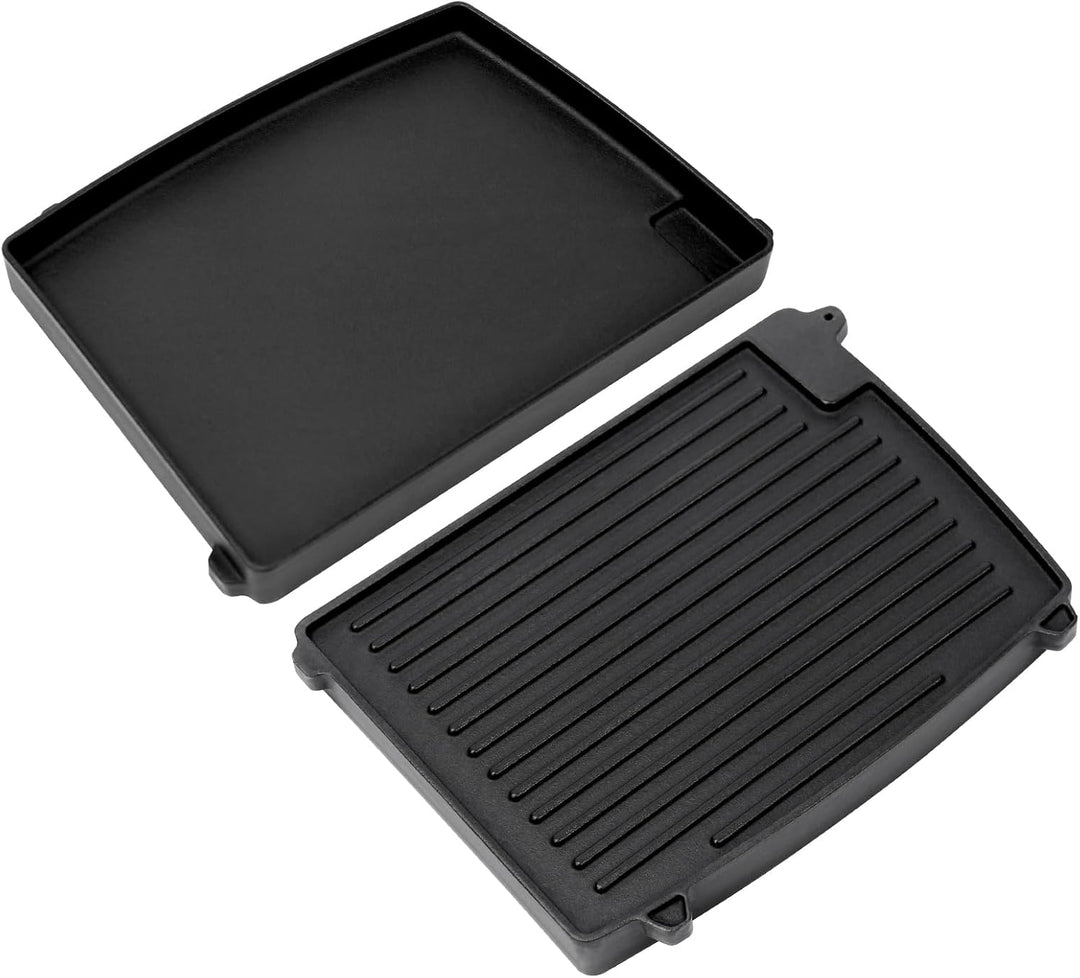GFTIME 32 x 24cm Gusseisen Grill-Wende-Platte für Enders Urban, Urban Pro, Explorer, Explorer Pro, G