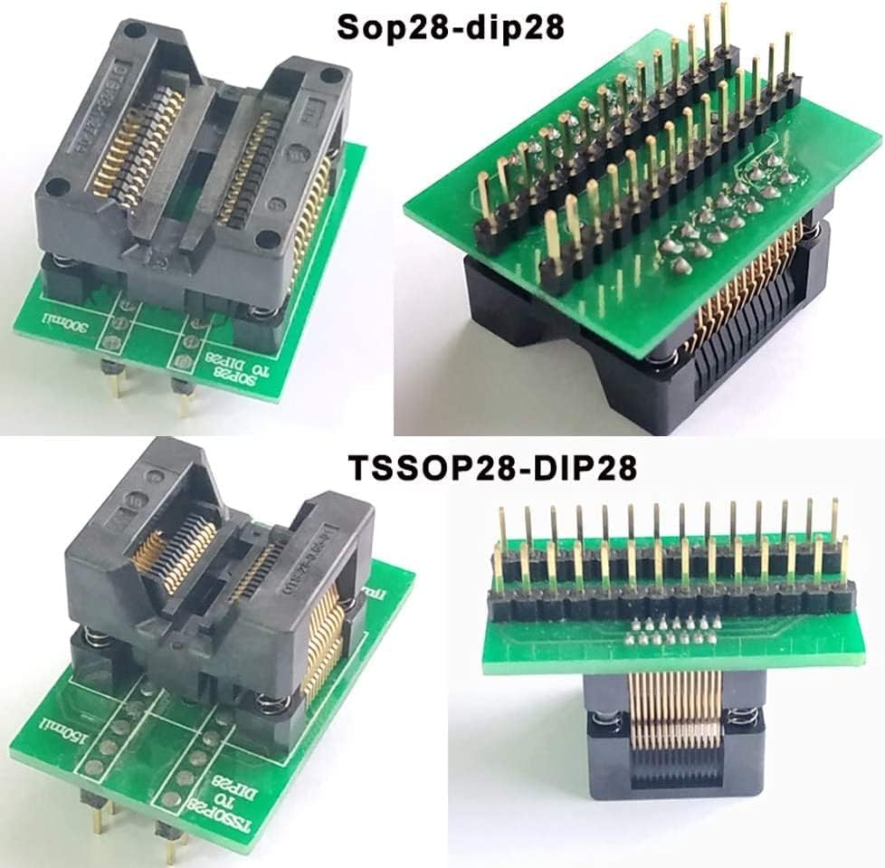 XGOIENZI 14pcs SOP scoket MCU Test Socket Programming Adapter ic chip avr Programmer for Programmer