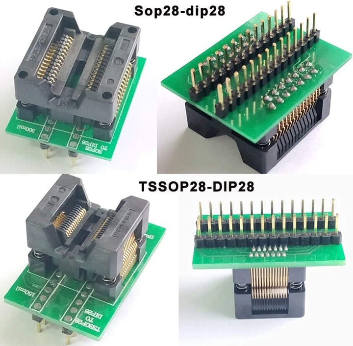 XGOIENZI 14pcs SOP scoket MCU Test Socket Programming Adapter ic chip avr Programmer for Programmer