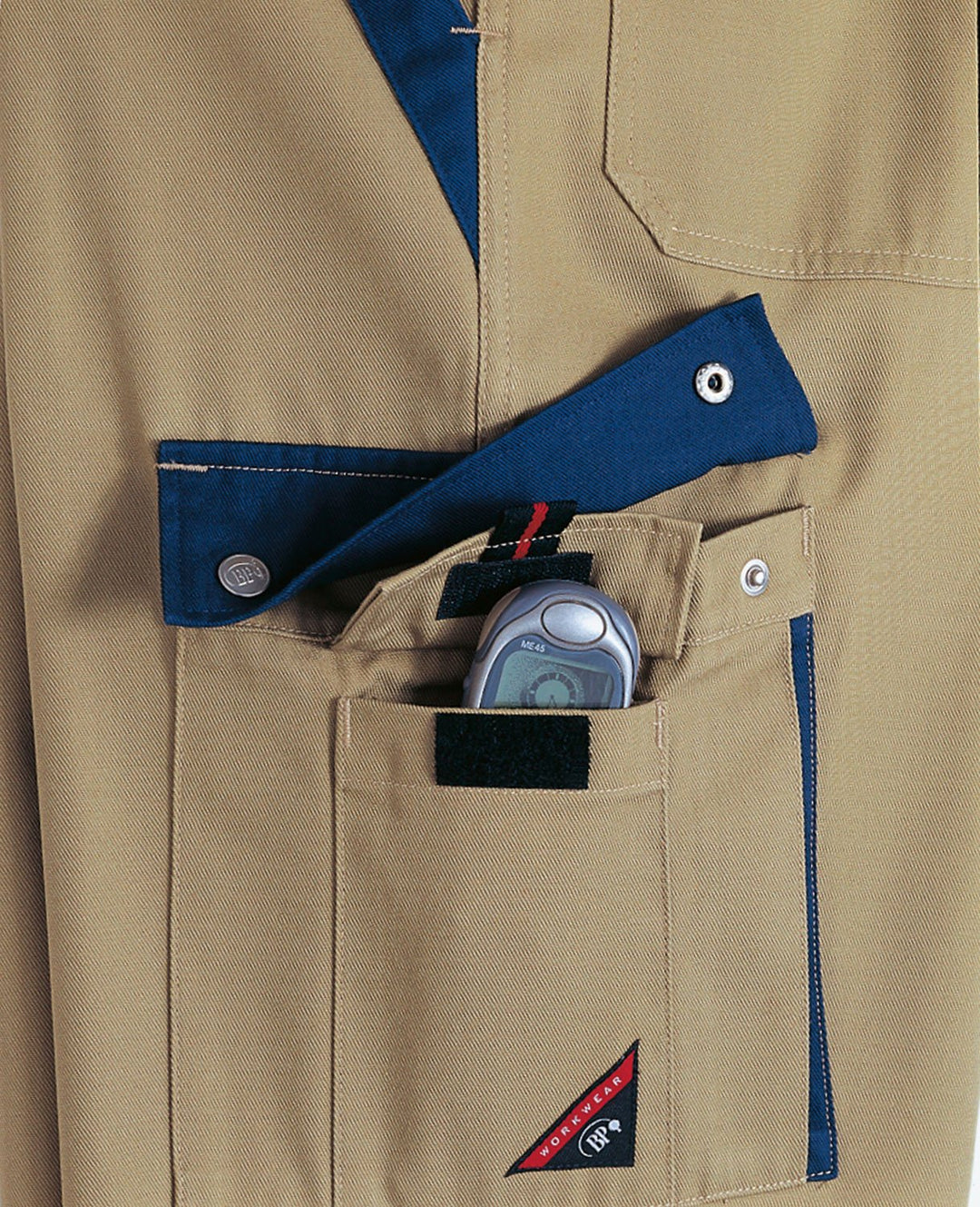 BP 1815-720-113-53 Arbeitshosen, Jeans-Stil mit Rückenpasse, 305,00 g/m² Verstärkte Baumwolle, König