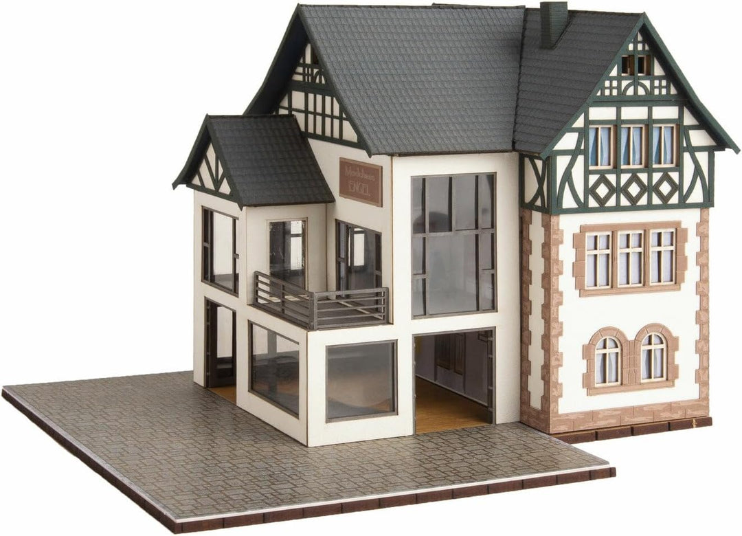 NOCH 66501 Modegeschäft mit Micro-Motion Modeschau, Mehrfarbig, S