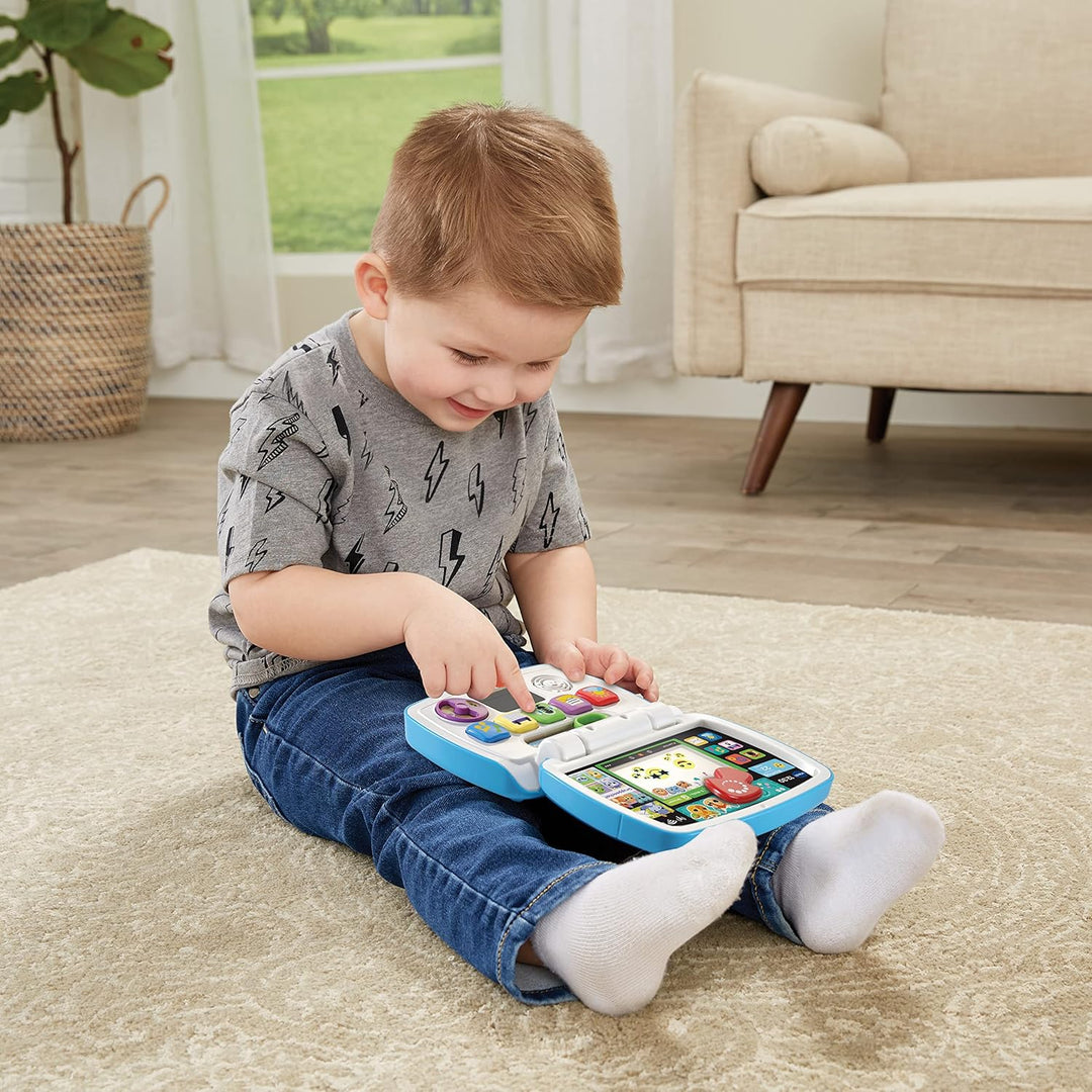 VTech Tierfreunde-Laptop – Baby-Lerncomputer mit Lerninhalten zu Wetter, Emotionen, Rollenspiel, Mus