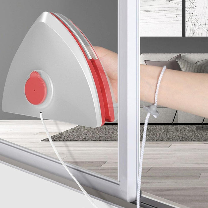 Magnetischer Fensterreiniger, doppelseitiges Reinigungswerkzeug, Glaswischer für aussen mit Wassersp