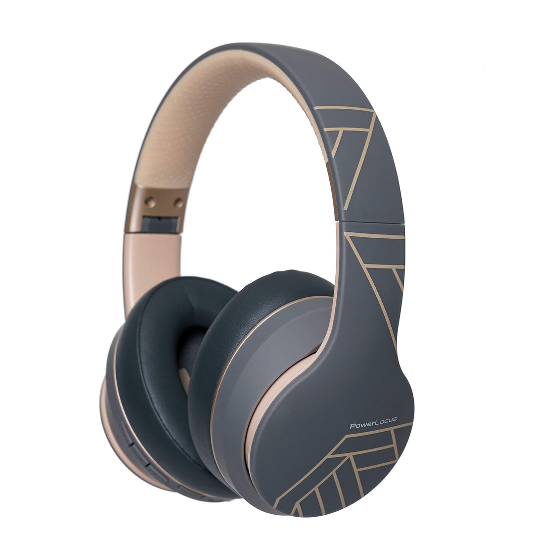 PowerLocus P6 Bluetooth Kopfhörer Over Ear, Over Ear Kopfhörer Kabellos mit Super Bass, 40Std. Spiel