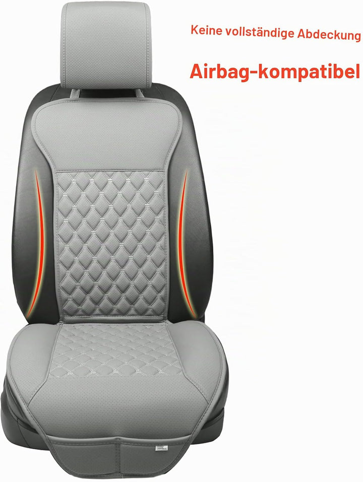 Black Panther 1 Stück Luxus Sitzauflagen Auto mit Rückenlehne Autozubehör Geeignet für Vier Jahresze