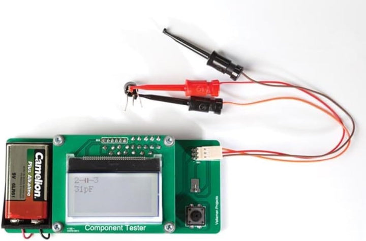 Whadda Lötbausatz, DIY, Komponententester-Kit, Elektroniktest, STEM-Lernen