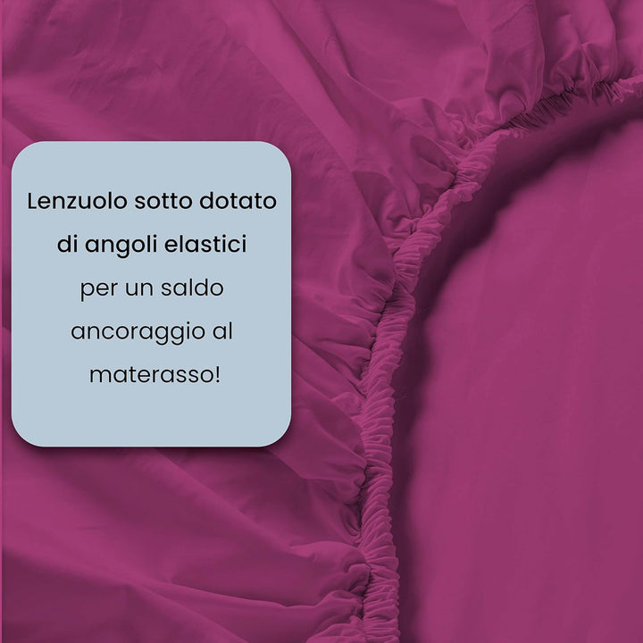 Italian Bed Linen MB Home Italy “Fantasy” Bettwäsche-Set, Soffioni, Doppelbett Soffioni Doppelbett,