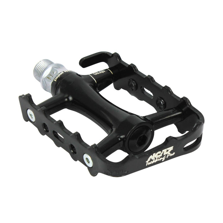 NC-17 Trekking Pro Pedale - Aluminium MTB Mountainbike Pedal Mit Reflektoren, Kugellager + Cr-Mo Ach