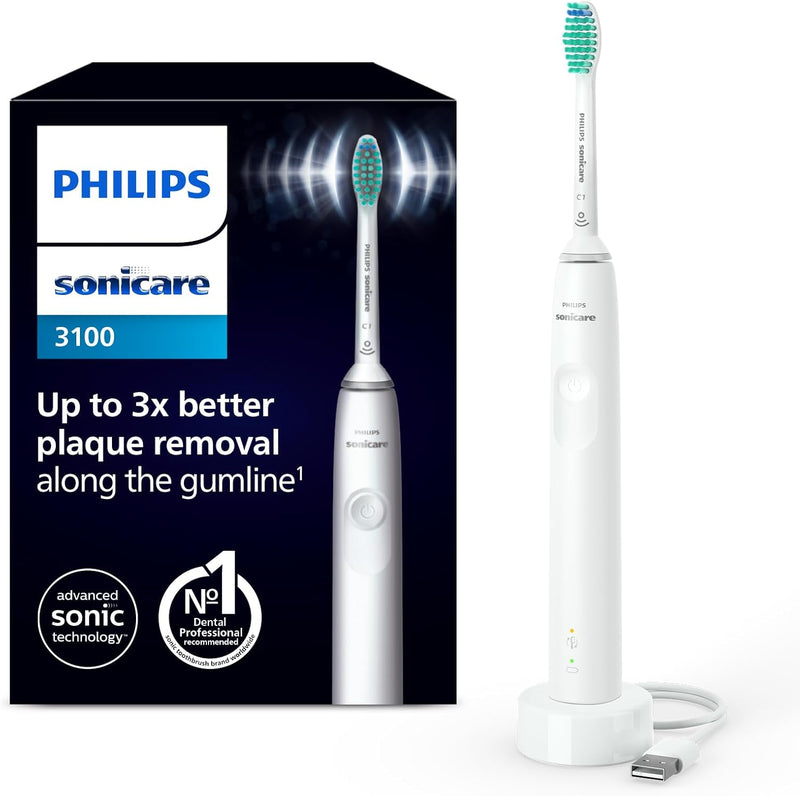 Philips HX3671/13 Power Toothbrush SRS3100, Prm, Weiss, 1 Stück (1er Pack) Single, Single