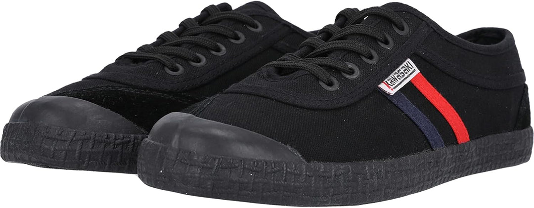 Kawasaki Unisex Retro Canvas Shoe Low-top 40 EU 1001s Black Solid, 40 EU 1001s Black Solid