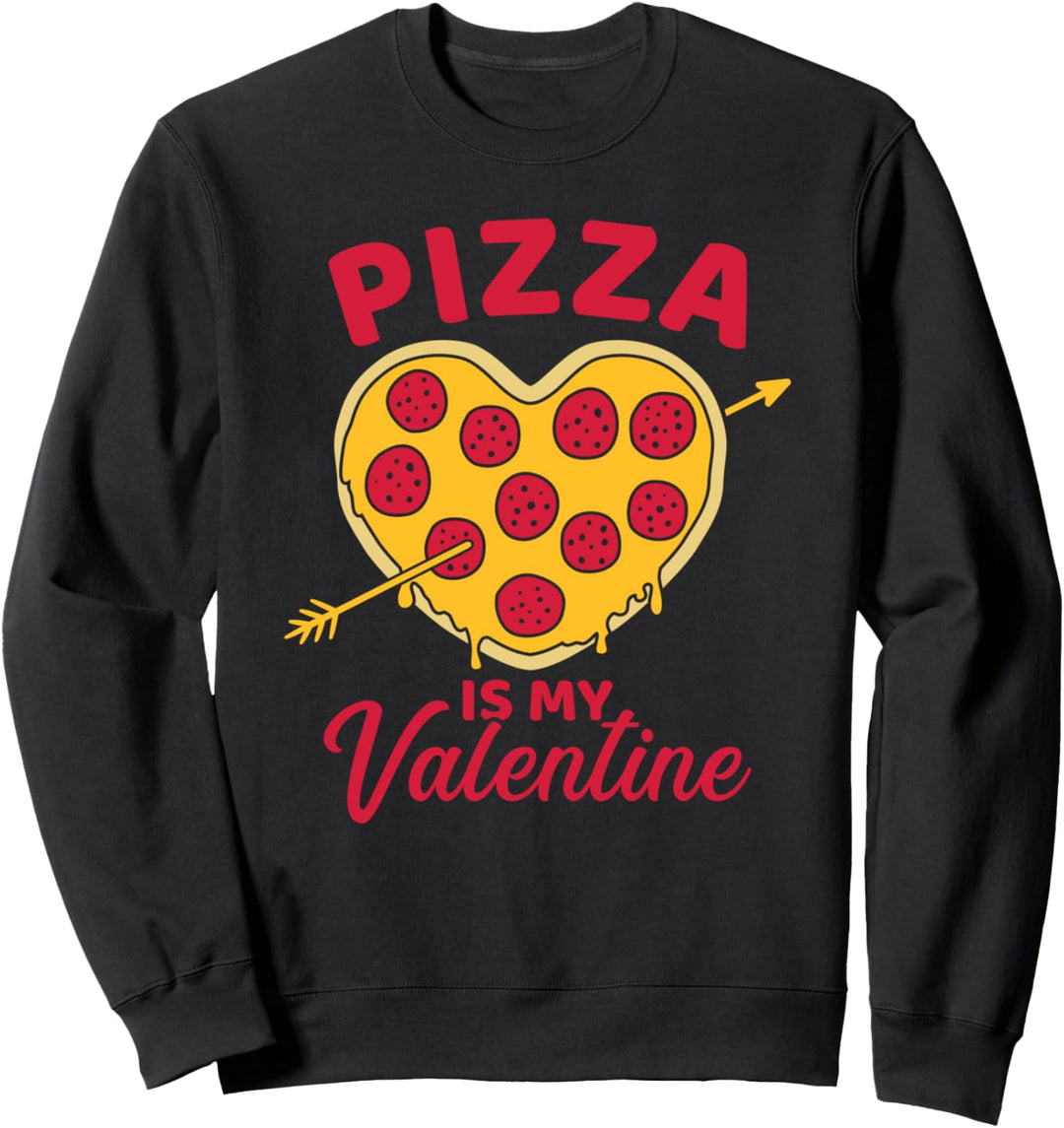 Valentinstag Pizza Sweatshirt