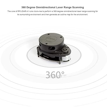 Slamtec RPLIDAR A1 2D 360 Grad 12 Meter Scanradius LIDAR-Sensorscanner zur Vermeidung von Hinderniss