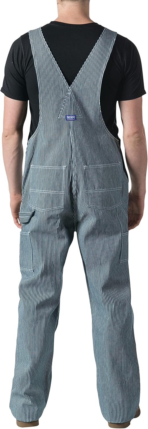 Walls Herren Big Smith Stripe Latzoverall Overalls, Hickory-Streifen, 30W x 32L