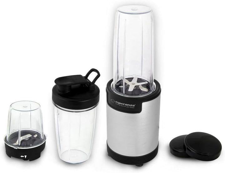 Esperanza EKM030 Nutri Blender/Personal Blender 9in1 900W, Silber