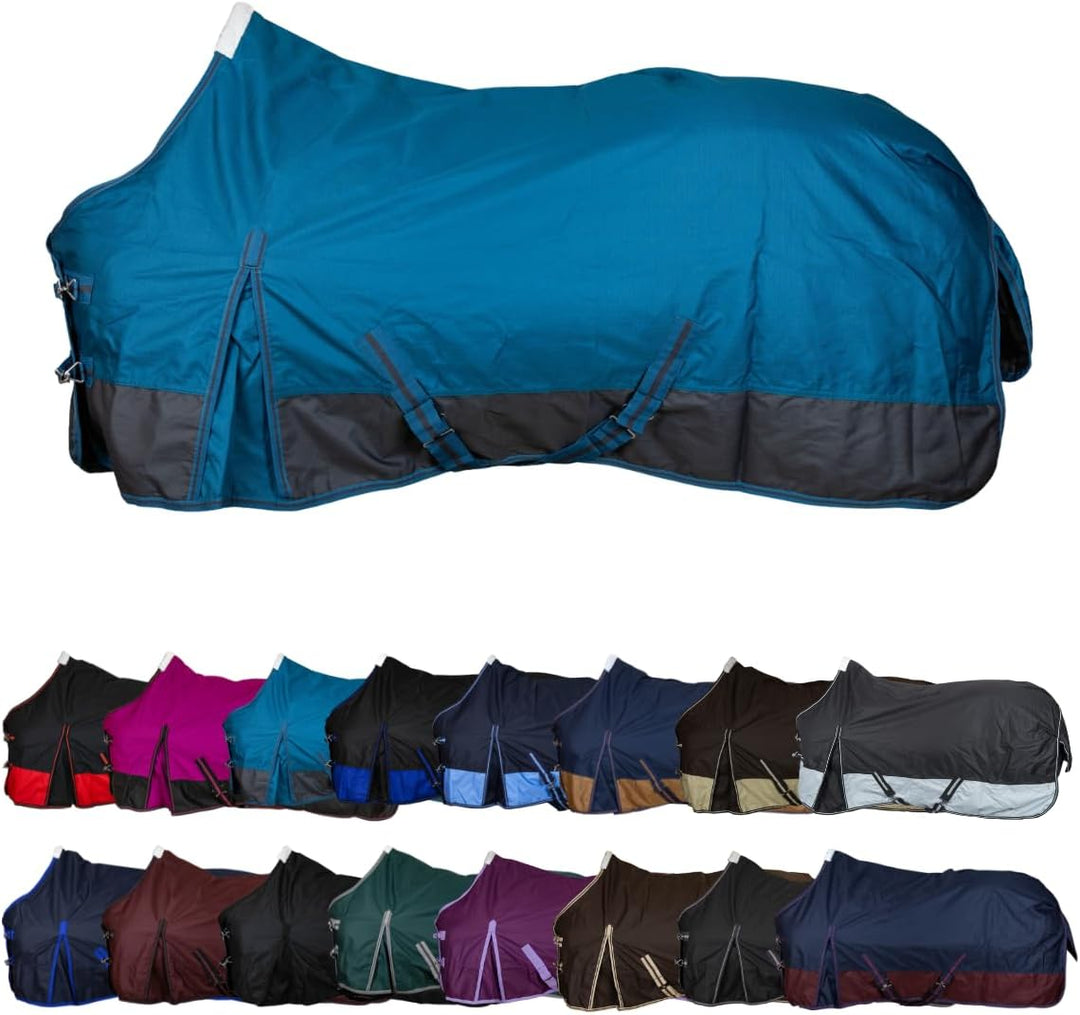 RL24 - Weidedecke 600D Basicline – Regendecke & Übergangsdecke – Wind- & wasserdichte Outdoordecke m