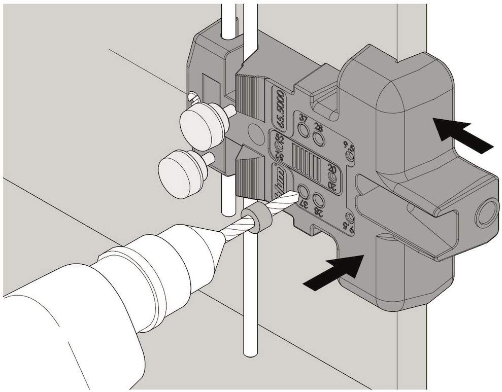 BLUM - BLUMOTION | TIP-ON Bohrlehre 65.5000