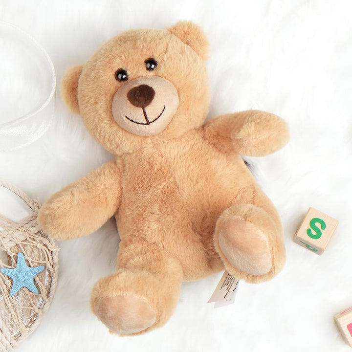 LotFancy Teddybär Plüschtier Kuscheltiere 25 cm, Teddy Bär Klein Braunbär Süsse Stofftier Spielzeug,