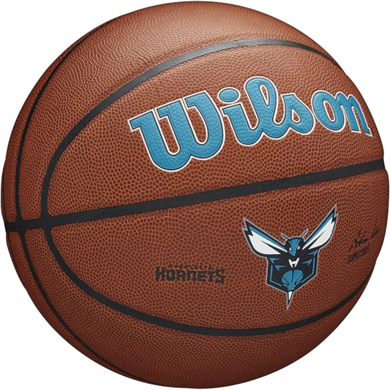 Wilson Unisex-Adult NBA Team Composite Basketball 7 Charlotte Hornets, 7 Charlotte Hornets