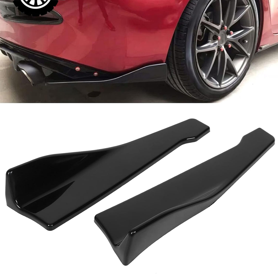 2pcs Auto Heckstossstange Lip Diffusor, Universal Auto Seitenkotflügel Rock Winglet Diffusor für Aut