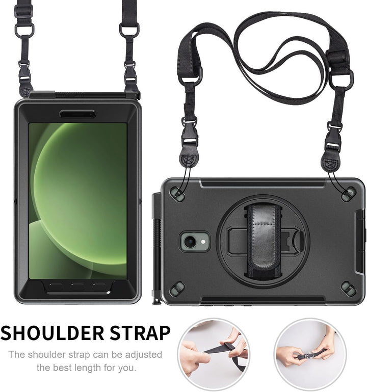 Junfire Panzerhülle Robuste für Samsung Galaxy Tab Active 5 2024 / Tab Active 3 2020 8 Zoll, hülle s