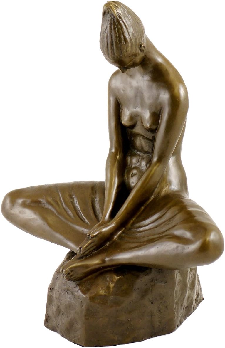 Kunst & Ambiente - Moderne Bronzefigur - Vestal Virgin - signiert - Ivan Mestrovic Skulptur - Figur