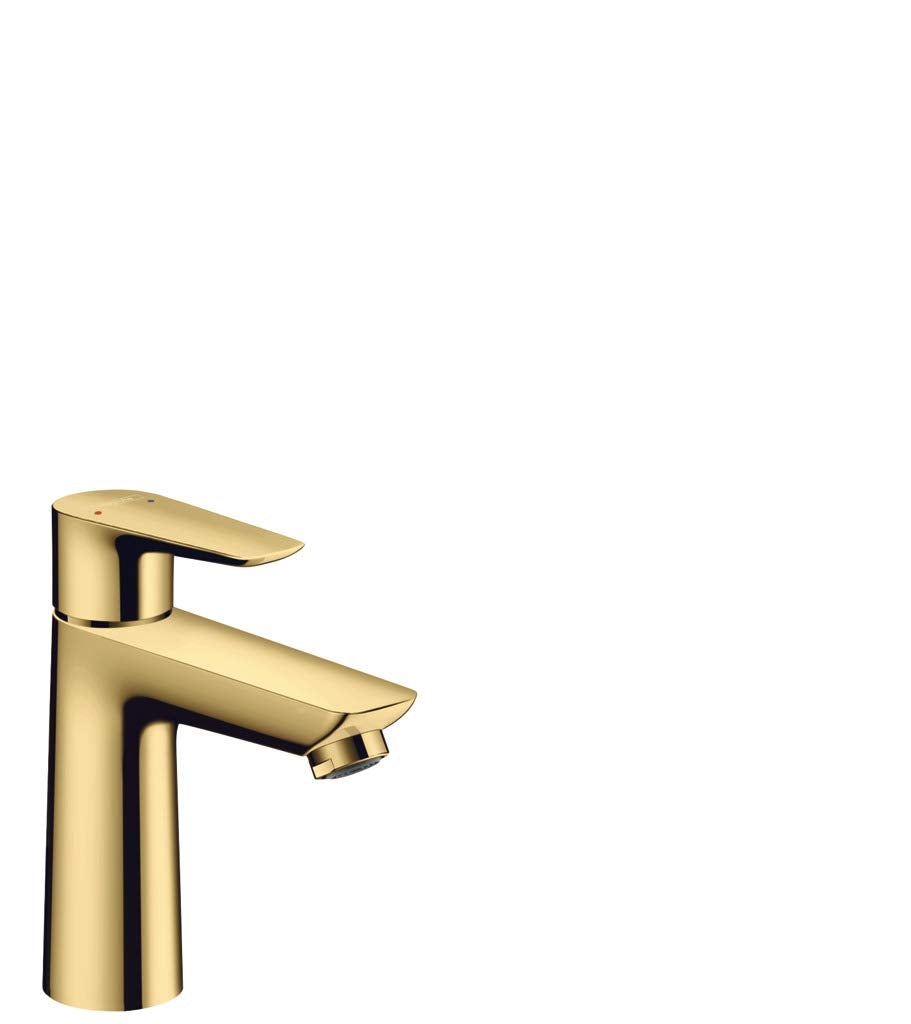 hansgrohe Wasserhahn Talis E (wassersparende Armatur mit hohem Auslauf 110mm, Zugstangen- Ablauf), P