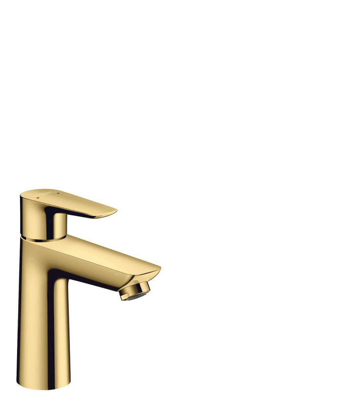 hansgrohe Wasserhahn Talis E (wassersparende Armatur mit hohem Auslauf 110mm, Zugstangen- Ablauf), P