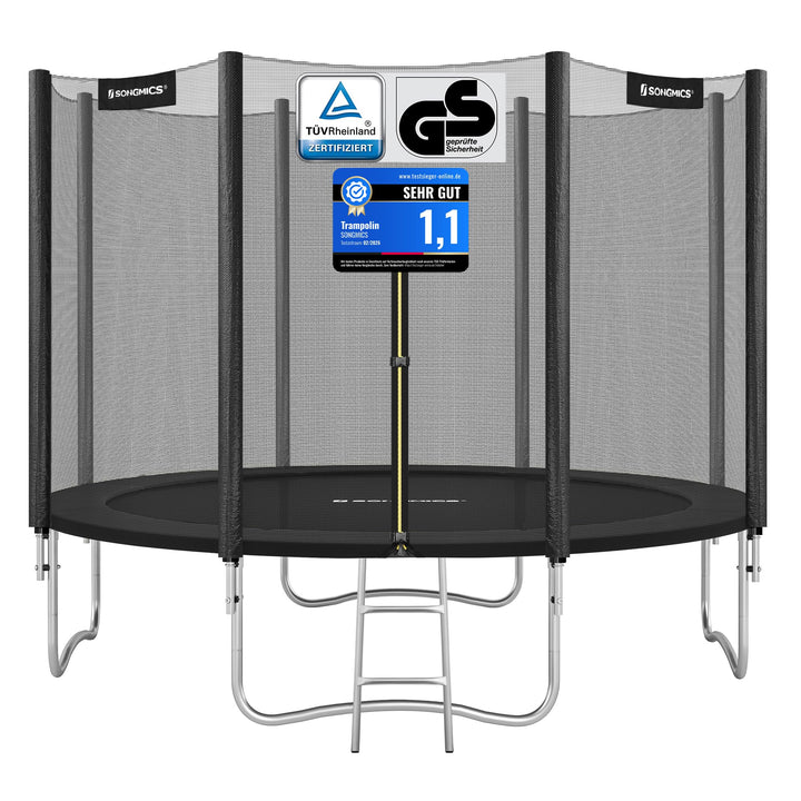 SONGMICS Trampolin Outdoor Ø 183/244/305/366/427 cm, rundes Gartentrampolin Kindertrampolin mit Rand