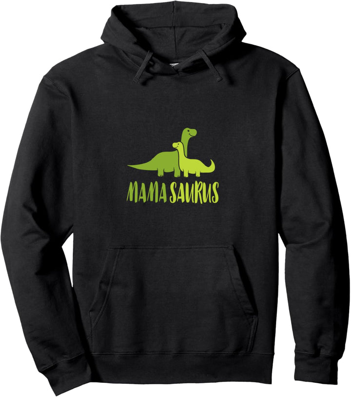 Mama Saurus Cute Dinosaur Proud Mom Pullover Hoodie