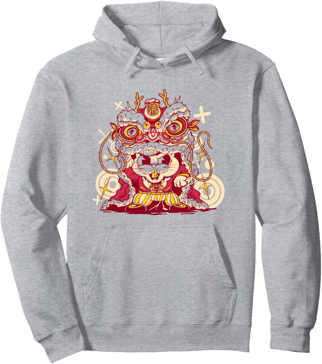 2023 Jahr Des Hasen Chinesisches Neujahr Drachen Pullover Hoodie