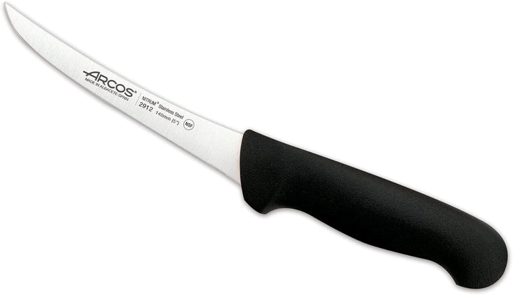 Arcos Ausbeinmesser Curvado Semiflexibel - Edelstahlklinge 140 mm - Schwarzer Polypropylen-Griff - I
