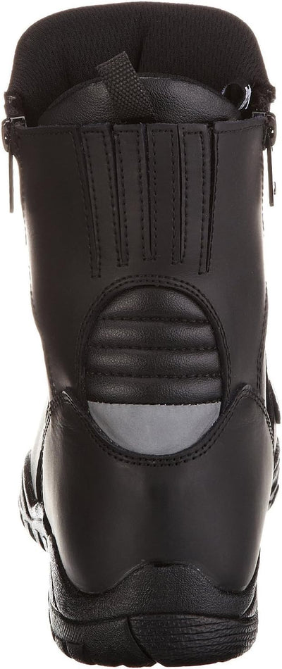 Protectwear halbhoher Motorradstiefel, Tourenstiefel, Allroundstiefel aus Leder mit 2 Reissverschlüs