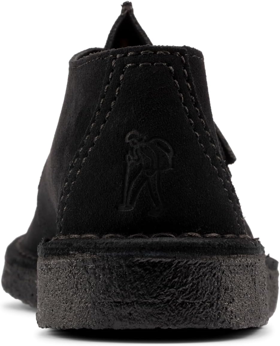 Clarks Herren Desert Trek Oxford 39.5 EU Schwarzes Wildleder, 39.5 EU Schwarzes Wildleder
