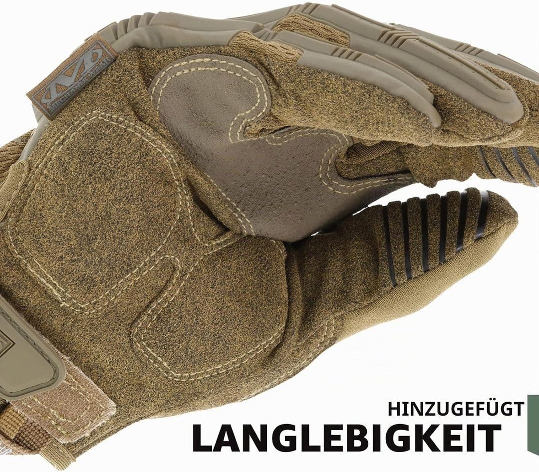 Mechanix Wear: M-Pact Coyote Taktische Arbeitshandschuhe – Berührungsfähig, Aufprallschutz, Absorbie