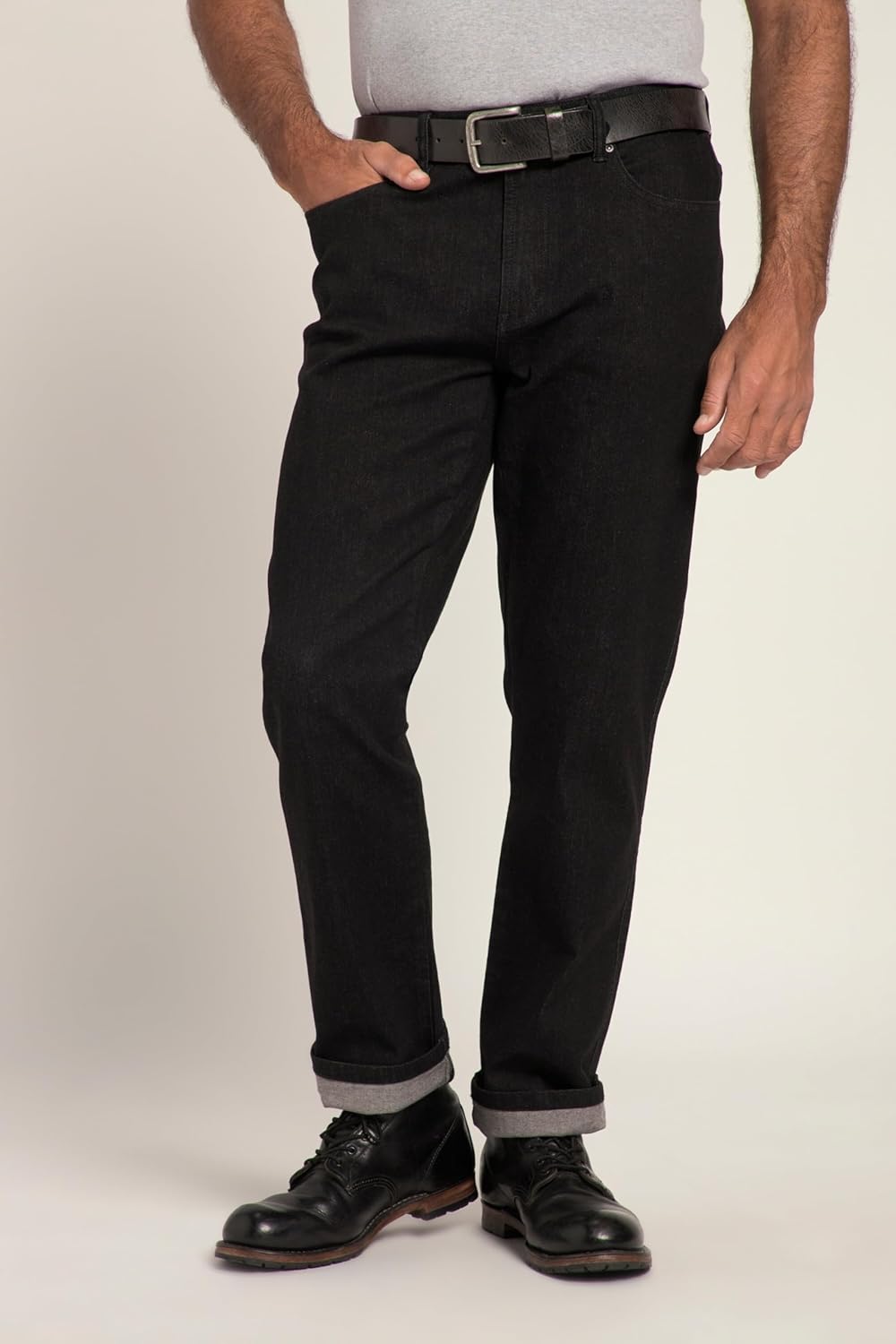 JP 1880 Herren grosse Grössen Übergrössen Menswear L-8XL Traveller-Jeans, Regular Fit, seitlich elas