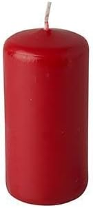 PAPSTAR Kerzen, Paraffin, Rot, 50 mm · 100 mm (Rot -16 Kerzen)