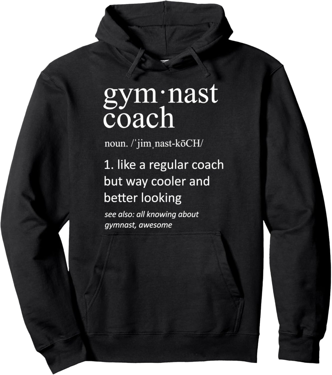Gymnastik-Trainer Lustiges Wörterbuch Definition Trainer Pullover Hoodie