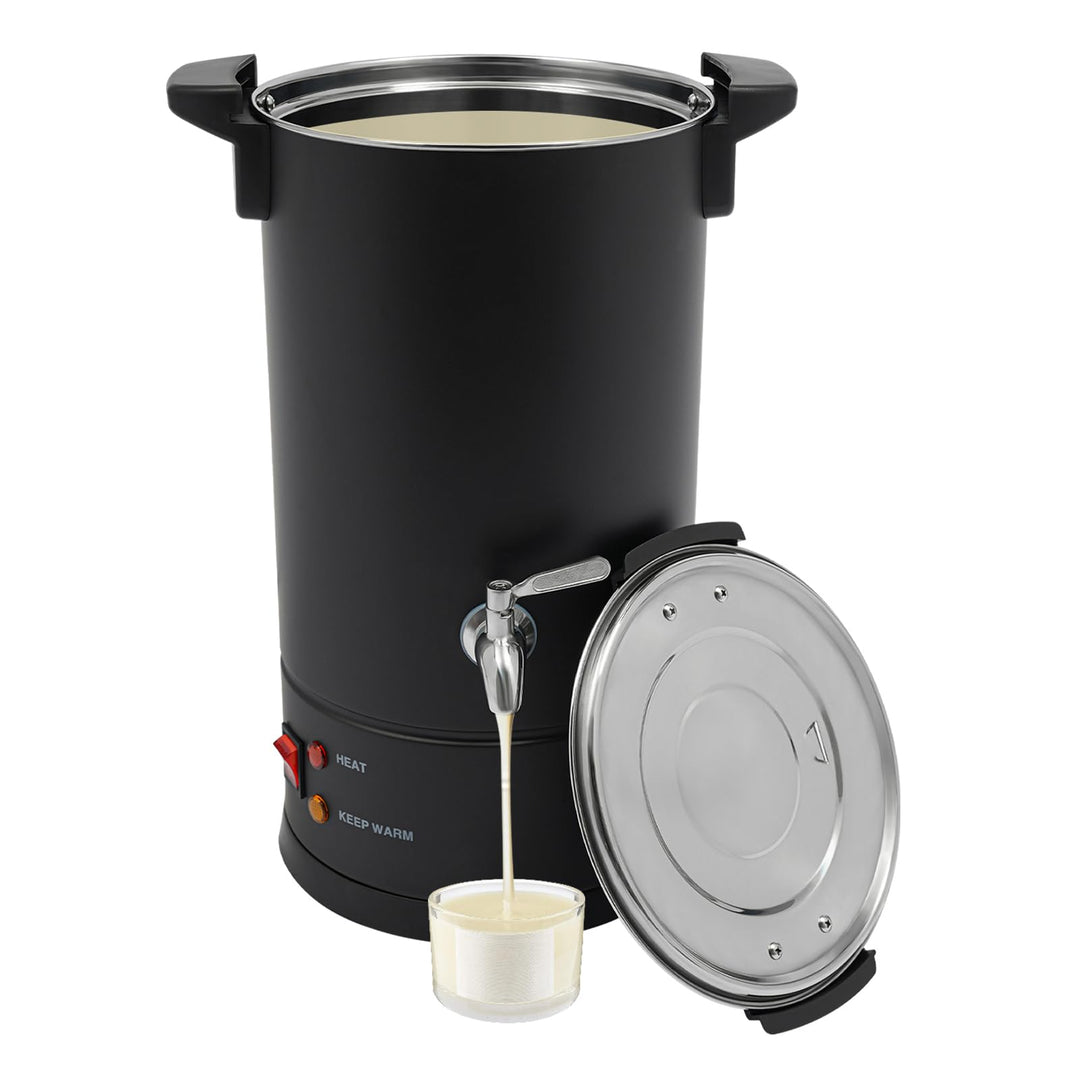 Wachsschmelzgerät, elektrisch, 10 l, 1800 W, Wachsspeicher, mit Thermostat 30-110 °C, Wachsschmelzma