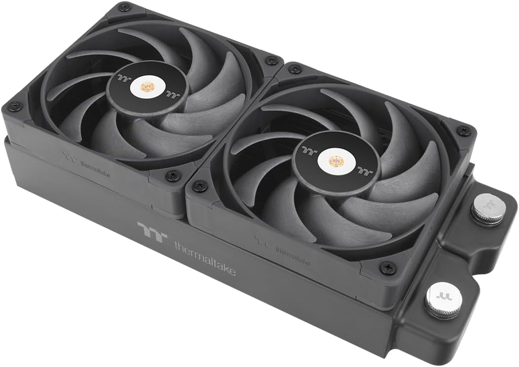 Thermaltake TOUGHFAN 14 Pro PC Cooling Fan | 1 Pack Black 1 x Fächerpackung 140MM Schwarz, 1 x Fäche