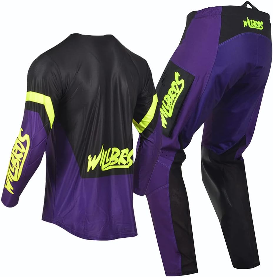 Willbros Motocross Jersey Hose Combo Männer Frauen Dreckiges Fahrrad MX Ausrüstungsset Offroad mit R