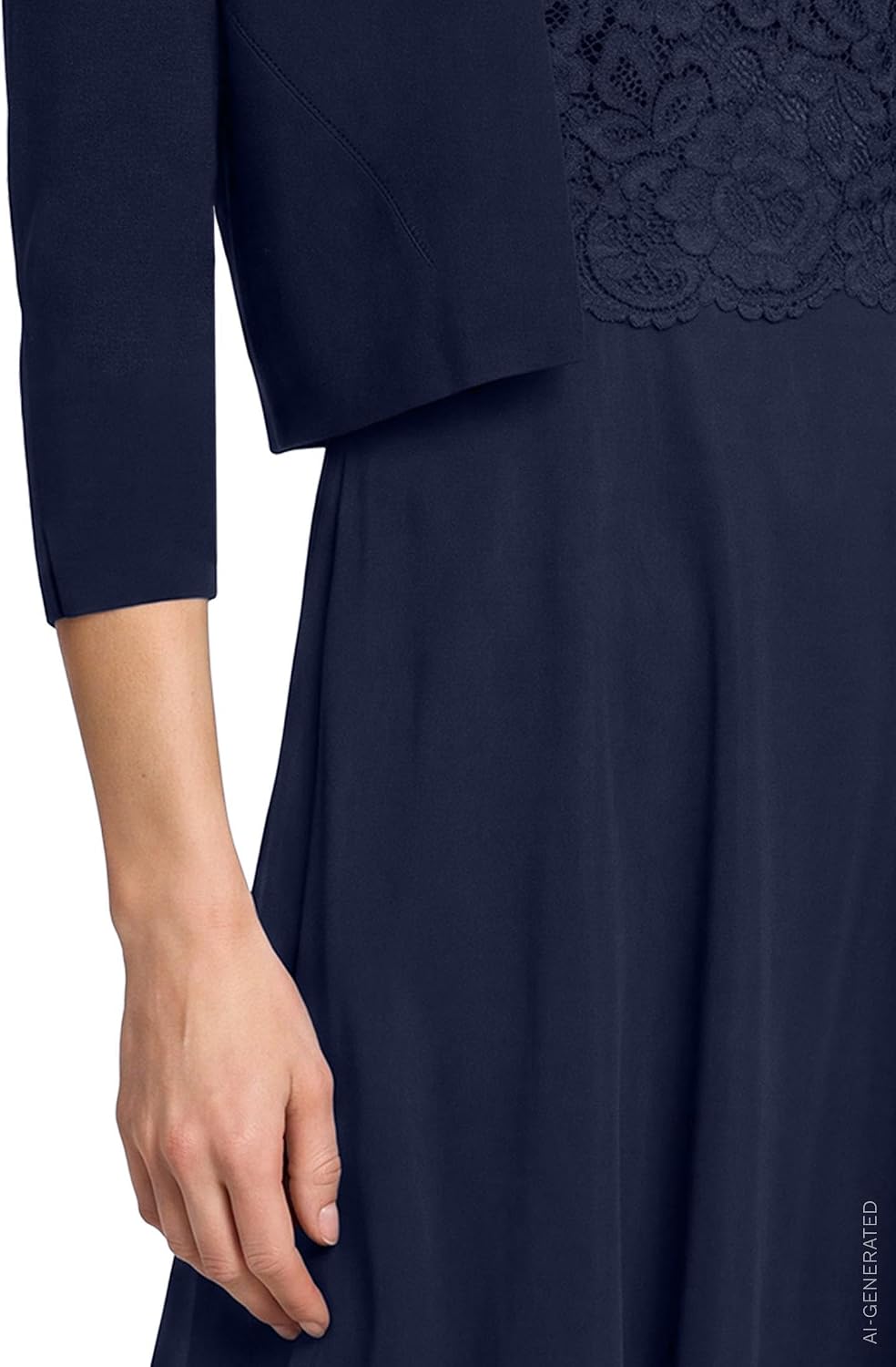 Vera Mont Damen Strickbolero Langarm M Blau, M Blau