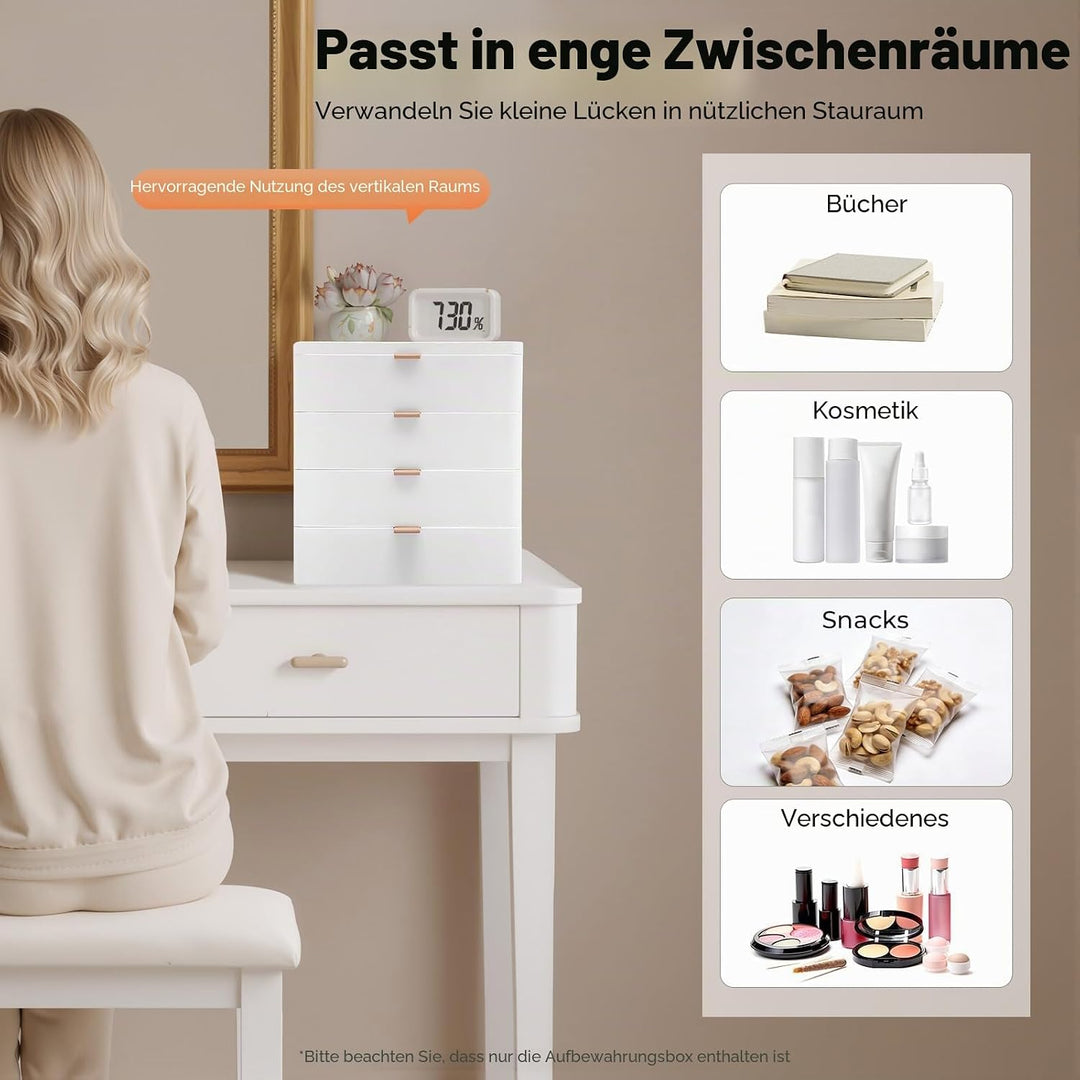 Schreibtisch Aufbewahrungsbox Schreibtisch Organizer Mit Schublade Schubladen Schubladenbox für Büro